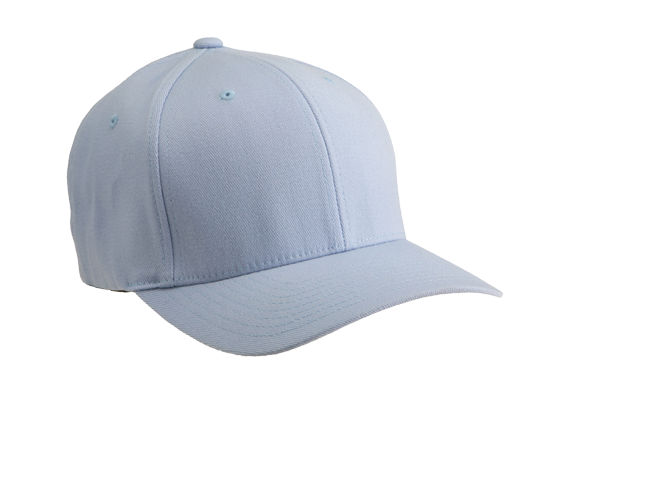 6477 Flexfit Wool Blend Carolina Blau
